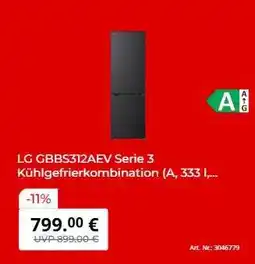 MediaMarkt LG GBBS312AEV Serie 3 Angebot