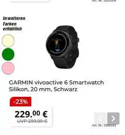 MediaMarkt GARMIN vivoactive 6 Smartwatch Angebot