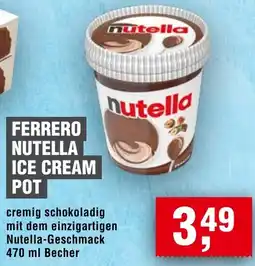 Handelshof Ferrero nutella ice cream pot Angebot