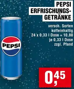 Handelshof Pepsi erfrischungsgetränke Angebot