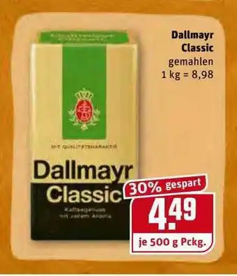 REWE Kaufpark Dallmayr Classic Angebot