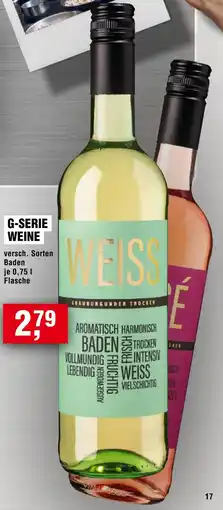Handelshof G-serie weine Angebot