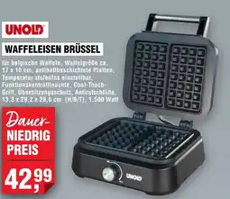 Handelshof UNOLD Waffeleisen brüssel Angebot