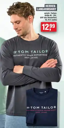 Handelshof TOM TAILOR Herrenlangarmshirt Angebot