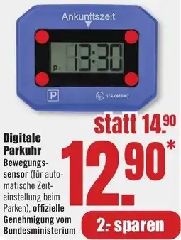 B1 Discount Baumarkt Digitale Parkuhr Angebot