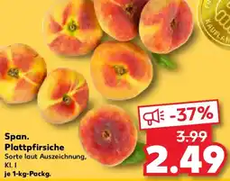 Kaufland Span. Plattpfirsiche Angebot