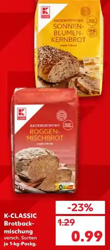 Kaufland K-CLASSIC Brotbackmischung Angebot
