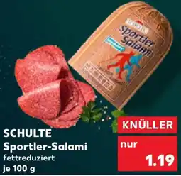 Kaufland SCHULTE Sportler-Salami Angebot