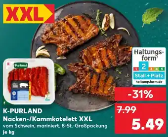 Kaufland K-PURLAND Nacken-/Kammkotelett XXL Angebot