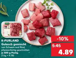 Kaufland K-PURLAND Gulasch gemischt Angebot