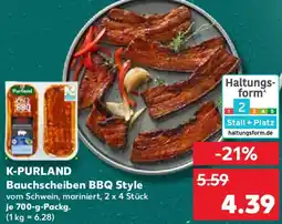 Kaufland K-PURLAND Bauchscheiben BBQ Style Angebot
