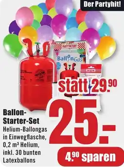 B1 Discount Baumarkt Ballon Starter-Set Angebot