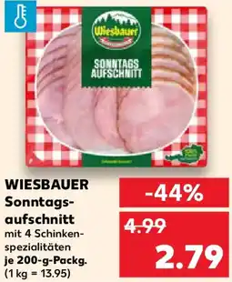 Kaufland WIESBAUER Sonntagsaufschnitt Angebot