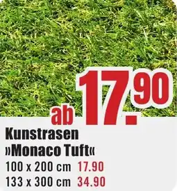 B1 Discount Baumarkt Kunstrasen Monaco Tuft Angebot