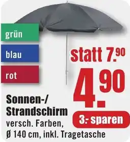 B1 Discount Baumarkt Sonnen-/ Strandschirm Angebot