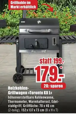 B1 Discount Baumarkt Enders Holzkohlen Grillwagen Toronto XX L Angebot