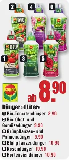 B1 Discount Baumarkt COMPO Dünger Angebot
