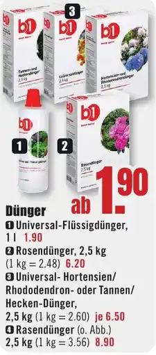 B1 Discount Baumarkt b1 Dünger Angebot