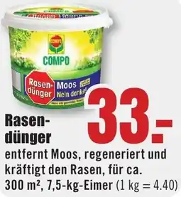 B1 Discount Baumarkt COMPO Rasendünger Angebot