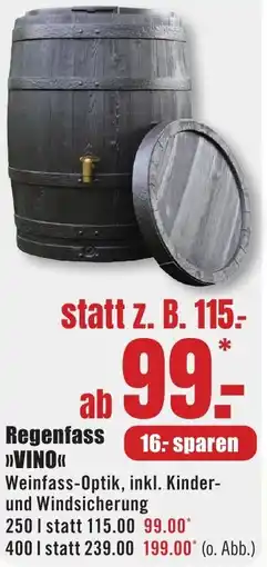 B1 Discount Baumarkt Regenfass VINO Angebot