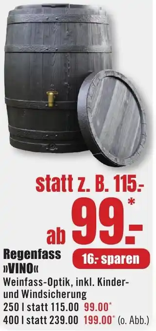Regenfass VINO