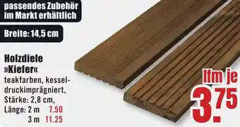 B1 Discount Baumarkt Holzdiele Kiefer Angebot