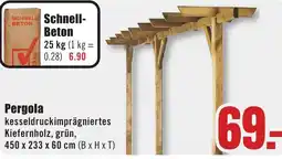 B1 Discount Baumarkt Pergola Angebot