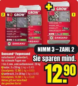 B1 Discount Baumarkt Dansand Fugensand Angebot