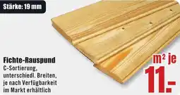 B1 Discount Baumarkt Fichte-Rauspund Angebot
