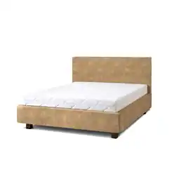 Netto Marken-Discount Letti Moderni Polsterbett Puro 160x200 in Plüsch Tofee Angebot