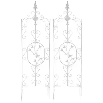 Netto Marken-Discount CLP 2er Set Pflanzen-Rankgitter Burgus Aus Eisen I Rankhilfe Für Kletterpflanzen Im Landhausstil Angebot
