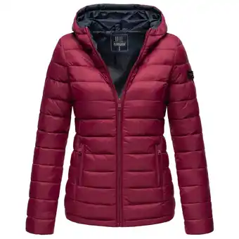 Netto Marken-Discount MARIKOO Damen modische Steppjacke Übergangsjacke mit großer Kapuze Lucy Angebot