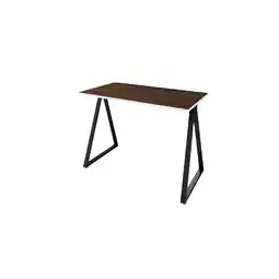 Netto Marken-Discount Letti Moderni Schreibtisch Wye 110x60 cm – Schwarz mit Wengue Dekor Angebot