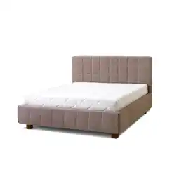 Netto Marken-Discount Letti Moderni Polsterbett Quadro 160x200 in Siena Brown Angebot