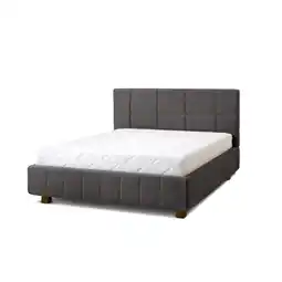Netto Marken-Discount Letti Moderni Polsterbett Reta Grande 180x200 in Siena Dark Gray Angebot