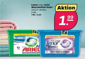 NETTO Lenor Oder Ariel Waschmittel Pods Angebot