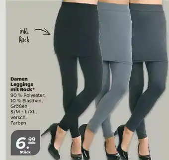 NETTO Damen Leggins Mit Rock Angebot