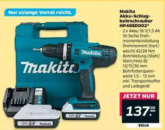 NETTO Makita Akku-schlagbohrschrauber Hp488doo2 Angebot