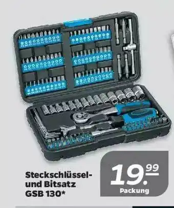 NETTO Steckschlüssel- Und Bitsatz Gsb 130 Angebot