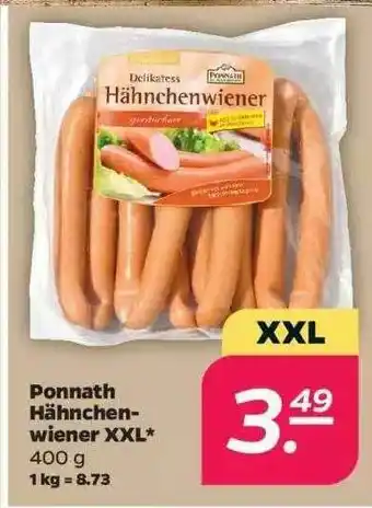 NETTO Ponnath Hähnchenwiener XXL Angebot