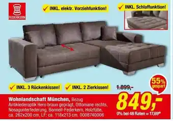 Opti Wohnwelt Wohnlandschaft München Angebot