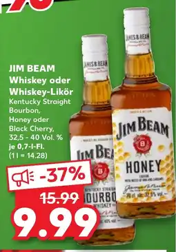 Kaufland JIM BEAM Whiskey oder Whiskey-Likör Angebot