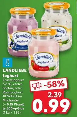 Kaufland Landliebe Joghurt Angebot