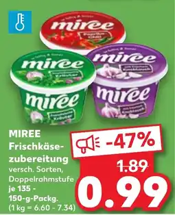 Kaufland MIREE Frischkäsezubereitung Angebot
