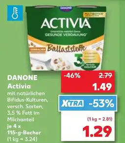 Kaufland DANONE Activia Angebot