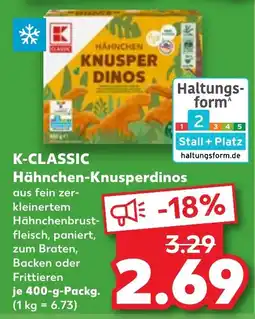 Kaufland K-CLASSIC Hähnchen-Knusperdinos Angebot