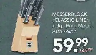 Schaffrath Messerblock Classic Line Angebot