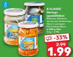 Kaufland K-CLASSIC Heringsspezialitäten Angebot