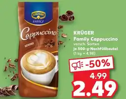 Kaufland Kruger family cappuccino Angebot