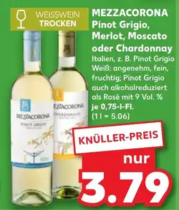 Kaufland MEZZACORONA Pinot Grigio, Merlot, Moscato oder Chardonnay Angebot